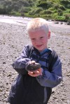 DSC_0049Elliot with mussel shells
